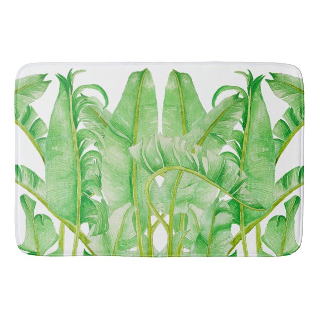 Banheiro Banana sai em um tapete de banho (Frente)