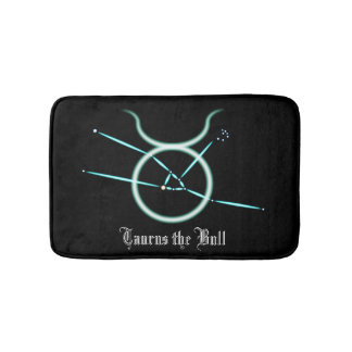Banheiro Constelação Zodiacal Touro Tapete de Banho