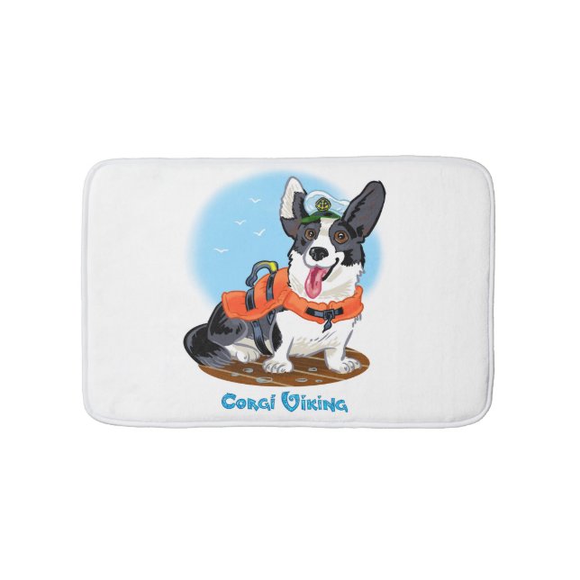 Banheiro Corgi no elevador: tapete de estimação/tapete de b (frente)