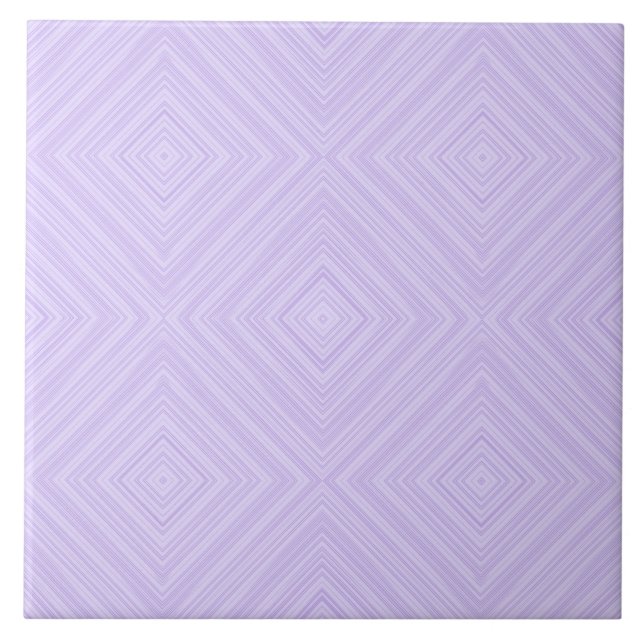 Banheiro De Diamantes Geométricos Lilac E Roxo (Frente)