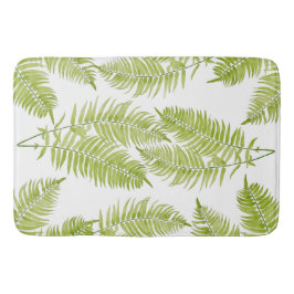 Banheiro Feathery Fern em um tapete de banho