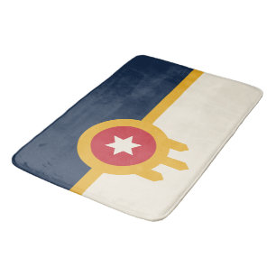 Banheiro Grande tapete de banho com bandeira da cidade de T