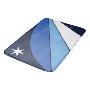 Banheiro Grande tapete de banho com bandeira de Columbia, S