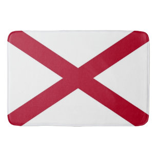 Banheiro Grande tapete de banho com bandeira do Alabama, EU