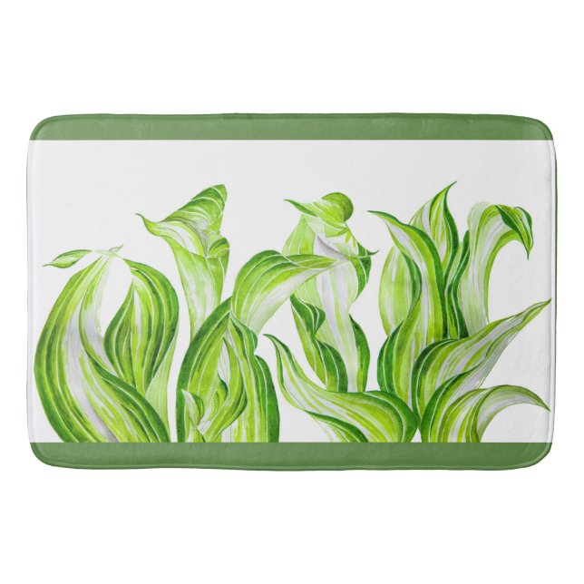 Banheiro 'Hosta com a Mosta' em um tapete de banho (Frente)