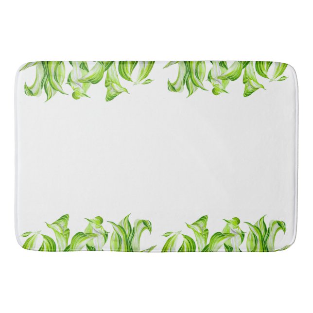 Banheiro 'Hosta com a Mosta' em um tapete de banho (Frente)