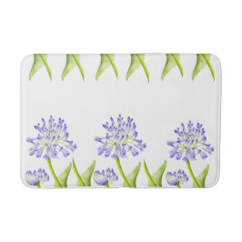 Banheiro Lily do Nilo em um tapete de banho