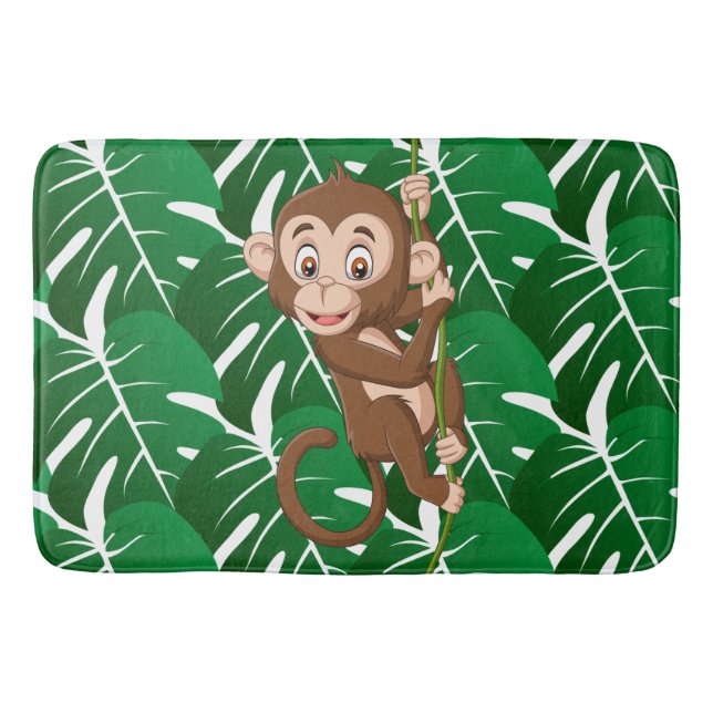 Banheiro Macaco num tapete de Design de vinho (Frente)