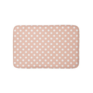 Banheiro Rosa ouro/pincel cor-de-rosa bolinhas tapete de ca