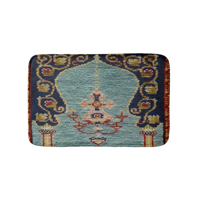 Banheiro Tapete Antigo de Kilim Turco (frente)