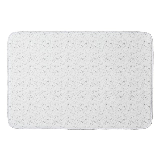 Banheiro Tapete de Banho Cinza Minimalista | Luxo de Banhei (Frente)