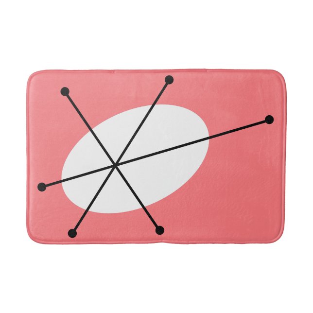 Banheiro tapete de banho cor-de-rosa (Frente)