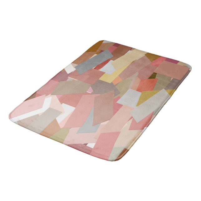 Banheiro tapete de banho Coral Blocks (Angulado)