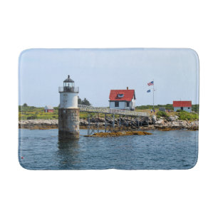 Banheiro Tapete de banho da Ilha Ram Lighthouse, Maine
