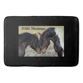 Banheiro Tapete de banho de Cavalos Mustang Selvagens Acess