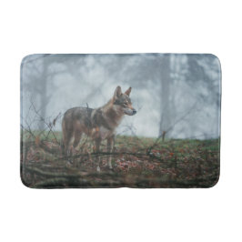 Banheiro Tapete de banho de lobo-cão