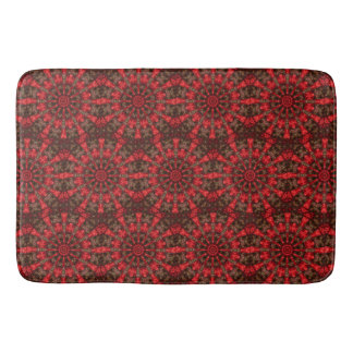 Banheiro Tapete de Banho Decorativo Vermelho