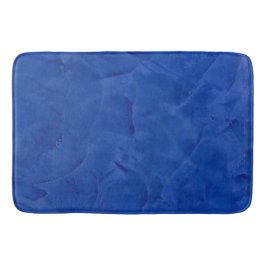 Banheiro Tapete de Banho em Faux Reboco Azul Toscano Luxo