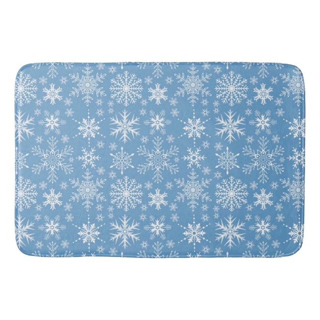 Banheiro tapete de banho em flocos de neve (Frente)