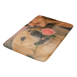 Banheiro Tapete de Banho Golden Retriever – Arte de Animal 