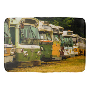 Banheiro Tapete de Banho Grande Cemitério de Ônibus