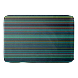 Banheiro tapete de banho marrom, azul, roxo, retro-aqua leg