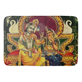 Banheiro tapete de banho na índia