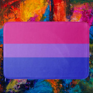 Banheiro Tapete de Banho Orgulho Bissexual: Apoio Vibrante