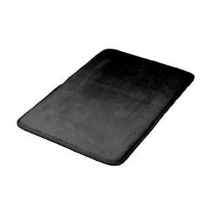Banheiro Tapete de Banho Preto Médio Moderno para Banheiros