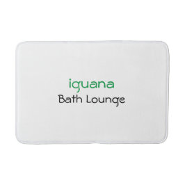 Banheiro Tapete de Banho Stylish Iguana Bath Lounge