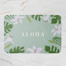 Tapete de Banho Tropical Havaiano