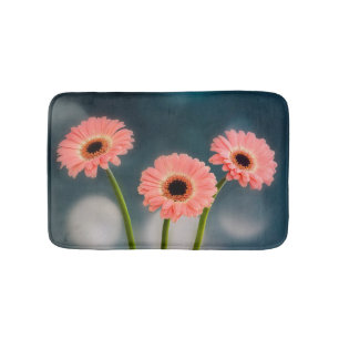 Banheiro Um tapete de Gerberas Bath Rosa