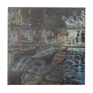 Banhistas em La Grenouillère de Claude Monet