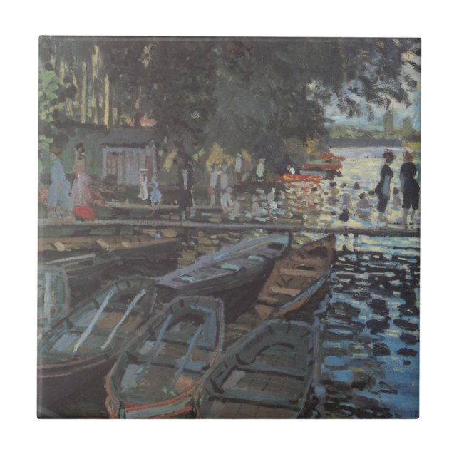 Banhistas em La Grenouillère de Claude Monet (Frente)