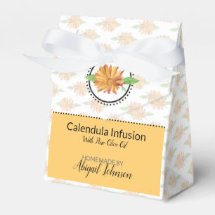 Banho caseiro do Wildflower do Calendula & caixa
