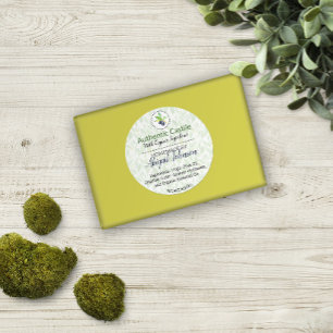 Banho do azeite puro & etiqueta caseiros Handmade