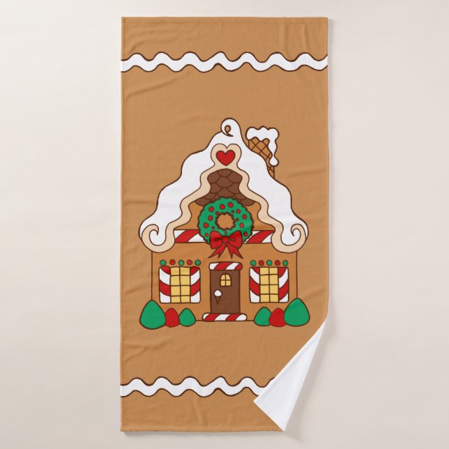 Banho Gingercake House Toalha de Banheiro (Toalha de Banho)