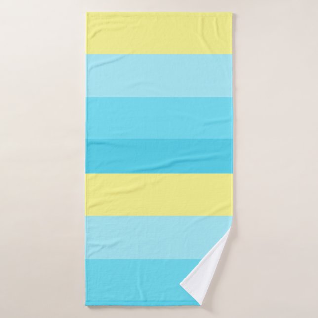 Banho Toalha Banheira Azul de Luxo - Suave e Na moda (Toalha de Banho)