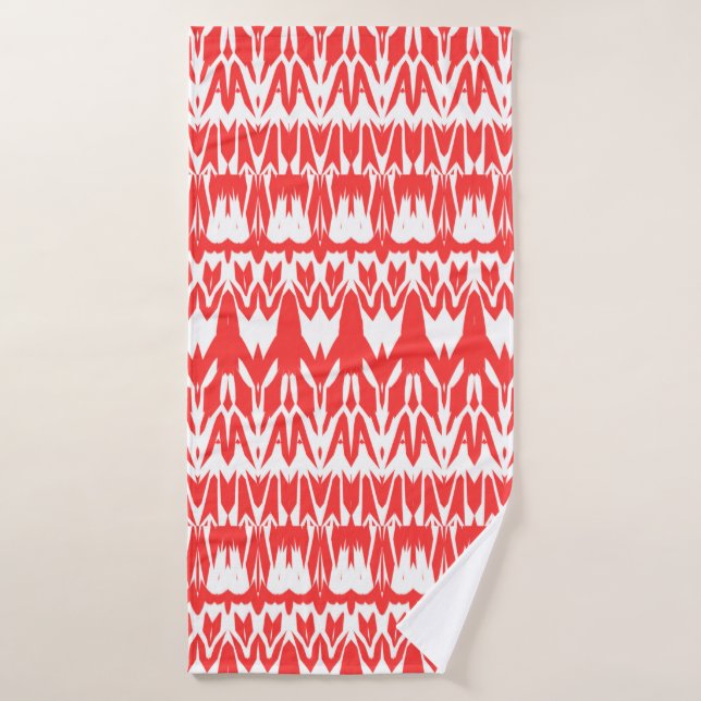 Banho Toalha de Banho, Um design clássico contínuo branc (Toalha de Banho)