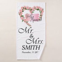 Banho Toalha de casamento da lua de mel/recem casados