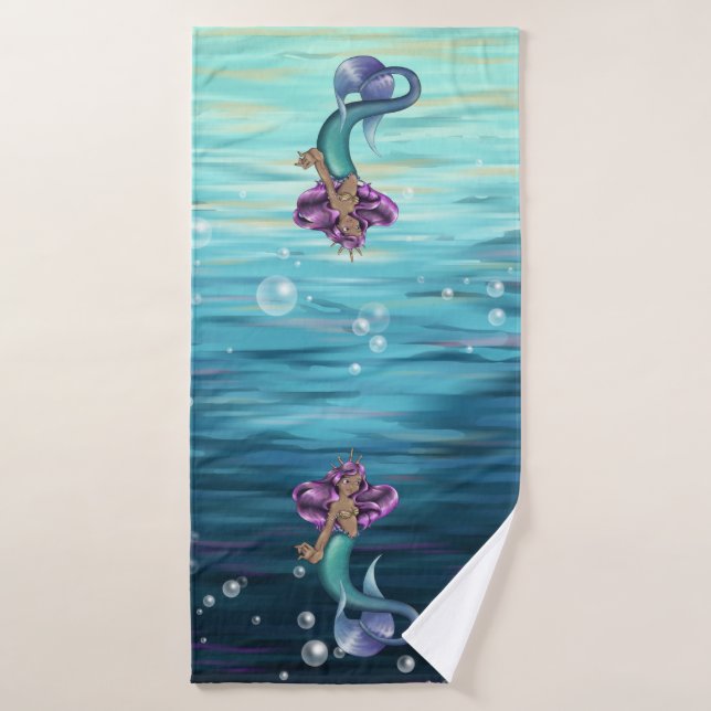 Banho Toalha de papel da Sereia (Toalha de Banho)