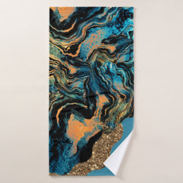 Banho Torneiras de Toalha Negra Verde Azul Laranja