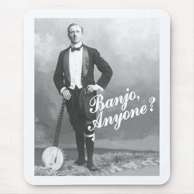 Banjo qualquer um Mousepad (Frente)