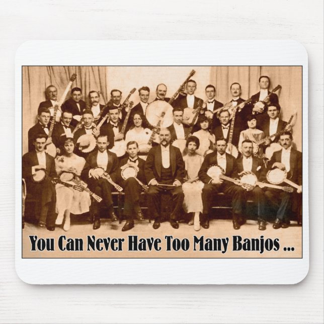 Banjos demais Mousepad (Frente)