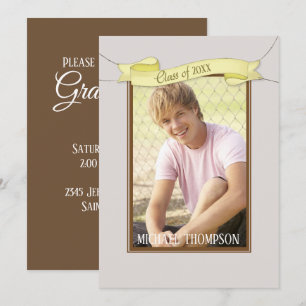 Banner 5" x 7", Convite para Graduação