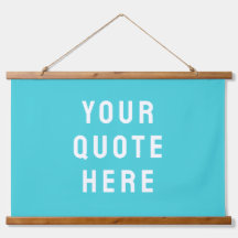 Banner Azul Personalizado Sua Parede De Cotação