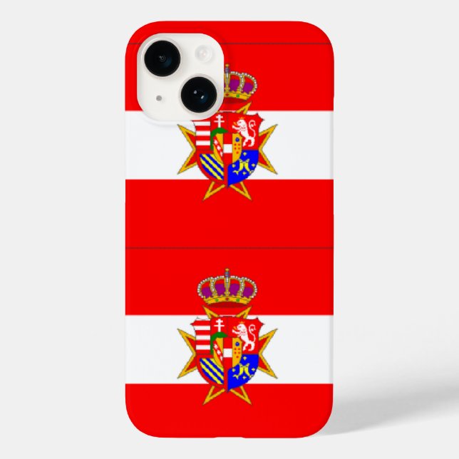 Banner branco vermelho Grão-Ducado da Toscana (Verso)