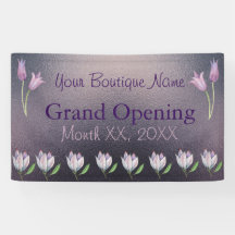 Banner com Gromets Outdoor Tulip Boutique