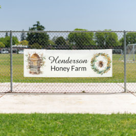 Banner comercial da Honey Hive e Bee