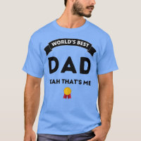 Banner da melhor camiseta do mundo do pai Mens e f